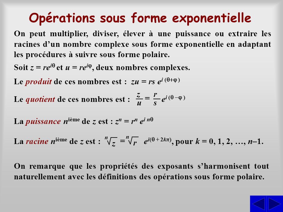 Mise Jour Imagen Formule Exponentielle Nombre Complexe Fr